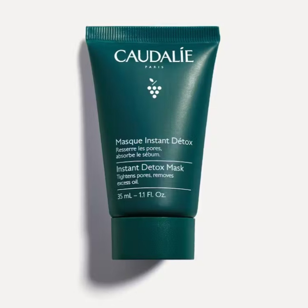 Caudalie Pore Minimizing Instant Detox Mask for fresh clear glowing skin